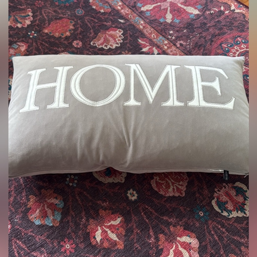Gray HOME Decorative Pillow